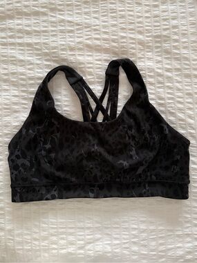 Lululemon Free To Be Elevated ( Energy ) Sports Bra 12 Cheetah Camo DD / DDD / E